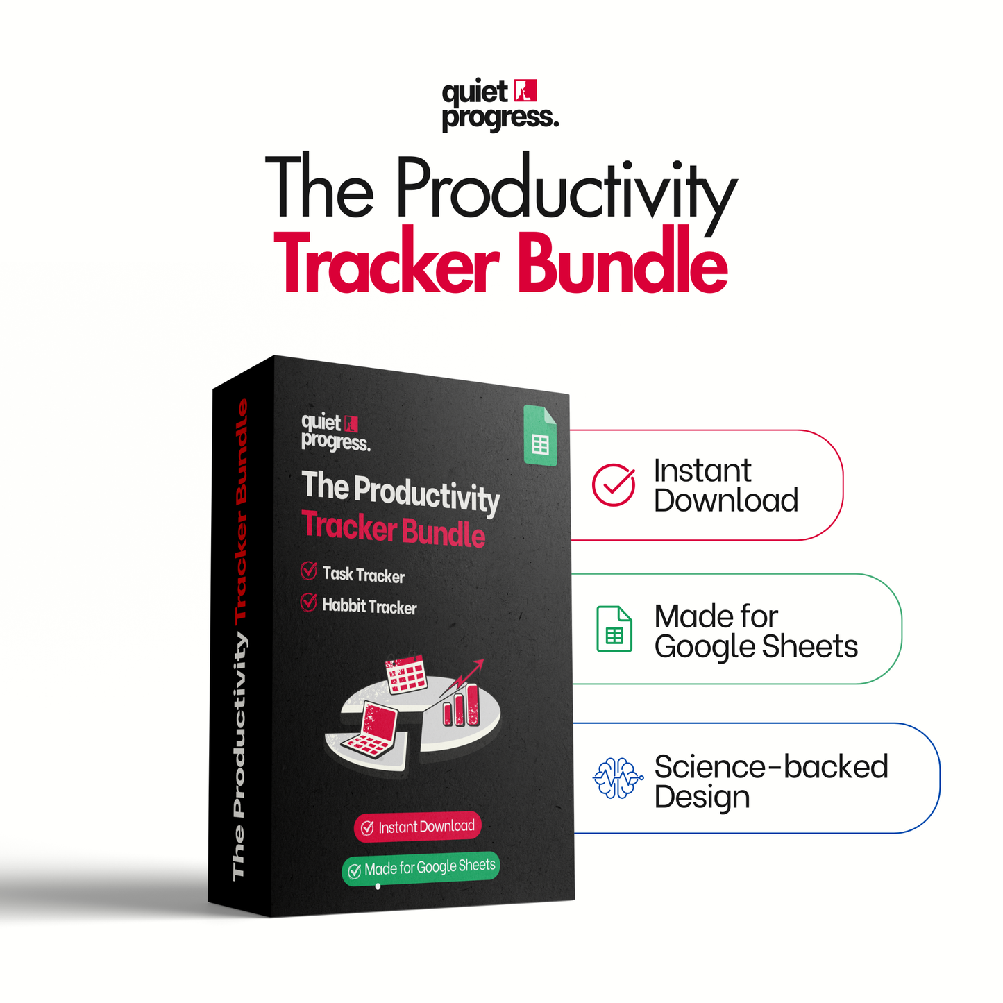 Quiet Progress Productivity Sheets