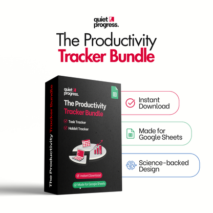 Quiet Progress Productivity Sheets